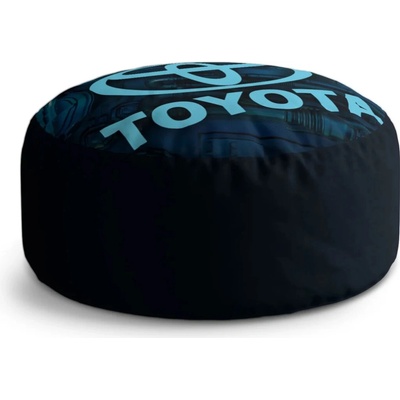 Sablio Okrúhly taburet Circle Logo Toyota Motor: 38x48 cm