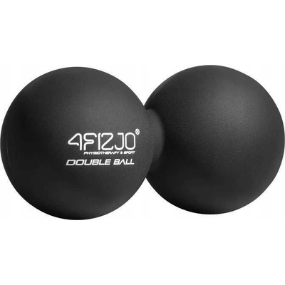 4FIZJO Dvojitá lakrosová masážna loptička duoball čierna