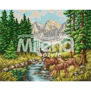 Milena Style Елени - гоблен със схема конци Ariadna 1: 4