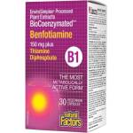 Natural Factors Benfotiamine BioCoenzymated/ Витамин В1 (Бенфотиамин) и Тиамин дифосфат х 30 капсули Natural Factors (1248 NF)
