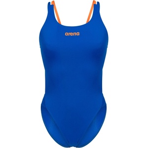 arena Дамски бански костюм Arena Women's Swimsuit Tech Multi Solid Swimsuit - Neon Blue / Team Orange - размер 34 (EU) (150-4531-0613)