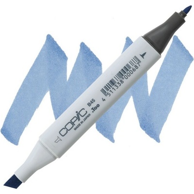 Lihová fixa COPIC Classic oboustranná Fine & Chisel, Smoky blue (B45)