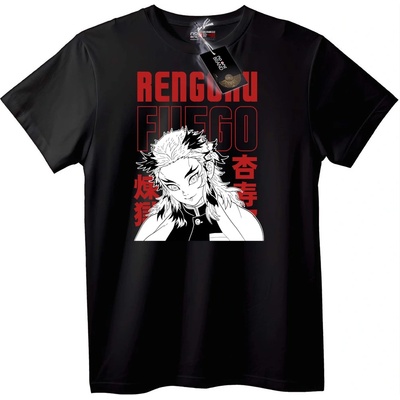 NOONEBRAND Тениска Ренгоку Фуего - L, White