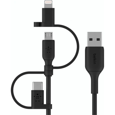 Belkin BOOST Charge univ. kabel 1,2m Lightn./Micro/USB-C - USB-A