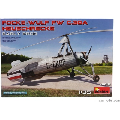 Miniart Avro Cierva C.30 Focke-wulf Fw Heuschrecke Airplane 1933 1:35