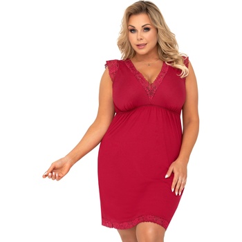 Donna Нощница Koszulka-Vera-Plus-Burgund-BurgundowyV-59594-Burgundowy - Червен, размер 48