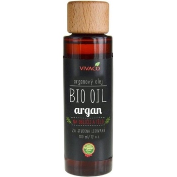 Vivaco 100 % Organic product Bio arganový olej na tvár a telo 100 ml