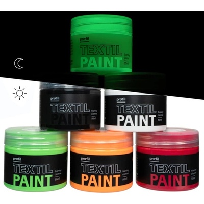 Profil Sada farieb na tmavý textil Rebel 6 x 50 ml