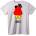 NOONEBRAND Тениска Mr. Cupcake - XL, White