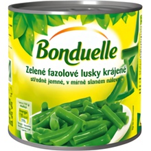 Bonduelle Zelené fazolové lusky krájené 400g