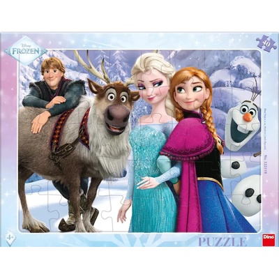 Dino - Puzzle Frozen: Na prechádzke - 40 - 99 piese