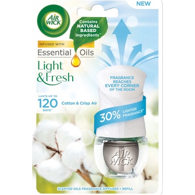 Air Wick Elektrický osviežovač vzduchu s náplňou na čerstvo vyprané oblečenie 19 ml
