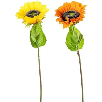 Umelý kvet Slnečnica 40cm žltá, oranžová