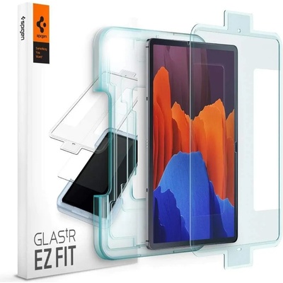 Spigen Tempered Glass GLAS. tR EZ Fit - висококачествено стъклено защитно покритие за дисплея на Samsung Galaxy Tab S8 Plus, Galaxy Tab S7 Plus (прозрачно)