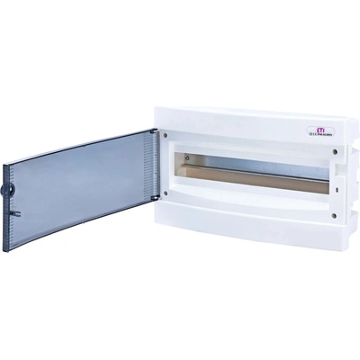 CB Elektro Rozvádzač zapustený bytový 18M IP40 dvierka transp. 212x373x68mm ECM18PT (ETI)
