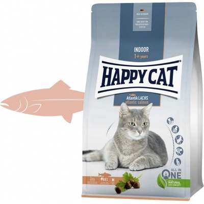 Happy Cat Supreme ADULT Indoor Atlantik-Lachs 1,3 kg