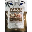 Woolf pochoutka Rabbit and Cod Triangle 100 g