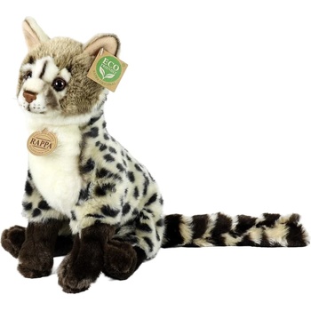 Rappa Плюшена играчка Rappa Еко приятели - Тигрова генета, седяща, 28 cm (211803)