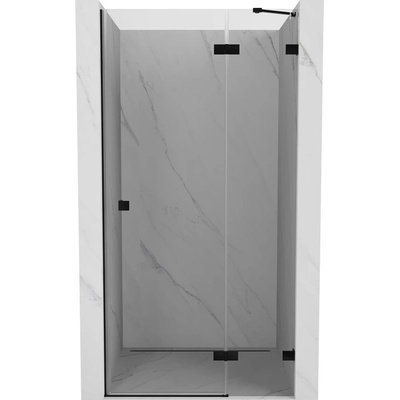 Mexen Lunar врати за душ кабина, дясно отваряне, 110 cm, прозрачни, черни - 834-110-000-70-00-P (834-110-000-70-00-P)