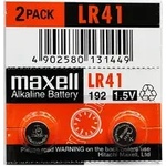 Maxell Бутонна микроалкална батерия LR41 -AG3- 10 бр. -pack цена за 1 бр. MAXELL (ML-BA-LR41)