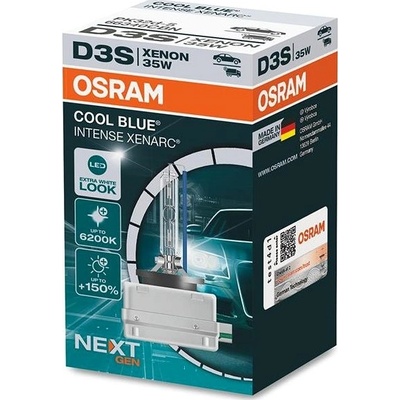 OSRAM XENARC COOL BLUE INTENSE NEXTGEN D3S +150% XENON OSRAM 66340CBN