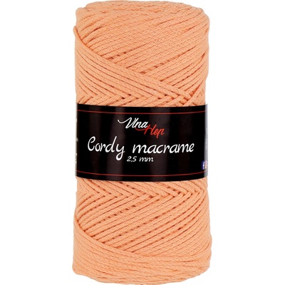 Vlna - Hep Cordy macrame 2,5 mm 8011 meruňková