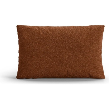 Micadoni Теракотена възглавница за диван от букле Poppy - Micadoni (MIC_PIL_30x50_101_POPPY3)