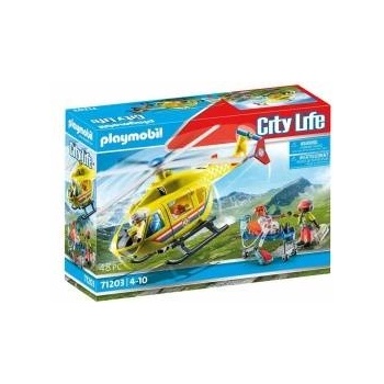 PLAYMOBIL Playset Playmobil 71203 City Life Rescue Helicopter 48 Pieces