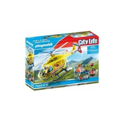 PLAYMOBIL Playset Playmobil 71203 City Life Rescue Helicopter 48 Pieces