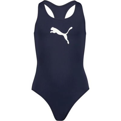 Puma Racerback Swimsuit tmavomodrá