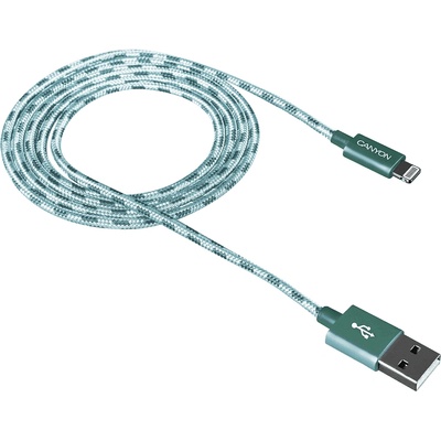 CANYON Плетен кабел Canyon USB-A към Lightning (CNE-CFI3G) (CNE-CFI3G)