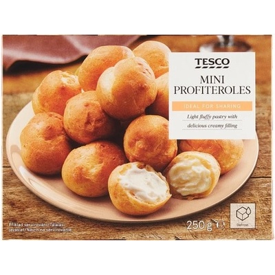 Tesco Miniveterníky plnené smotanovou náplňou 250 g