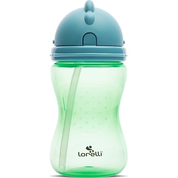 Lorelli Спортна бутилка със сламка Lorelli - Blue & Green, 300 ml (10200960004)
