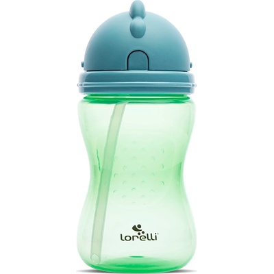 Lorelli Спортна бутилка със сламка Lorelli - Blue & Green, 300 ml (10200960004)