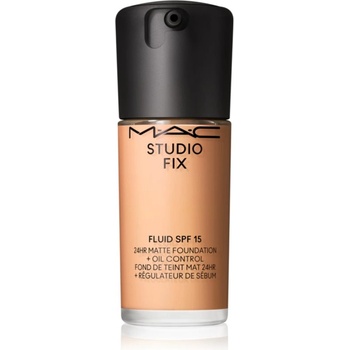 MAC Cosmetics Studio Fix Fluid SPF 15 24HR Matte Foundation + Oil Control матиращ фон дьо тен SPF 15 цвят NW15 30ml