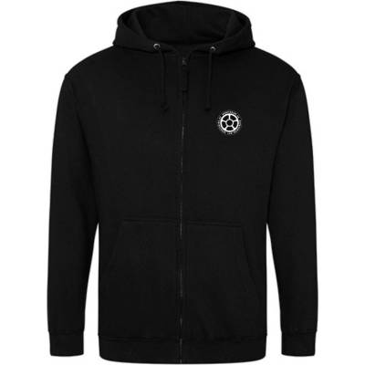 Scootering na zip Zoodie s kapucí deep black