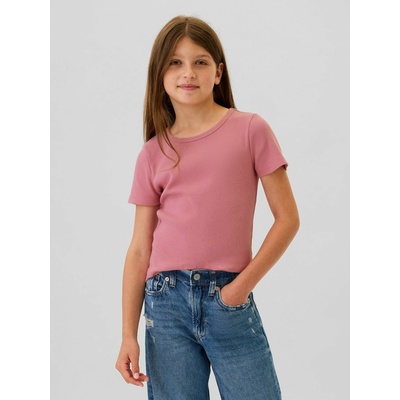 GAP Бебешка памучна тениска GAP GAP | Rozov | Момичешки | 104/110