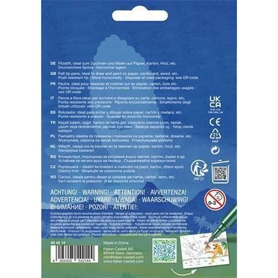 Faber-Castell Dinosaurus 10 barev + 3 metalické barvy FC554214