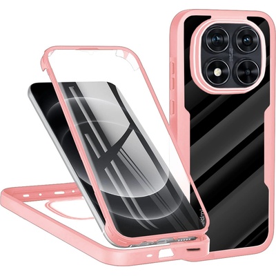 Techsuit Калъф за Xiaomi Redmi Note 14 Pro 5G / Note 14 Pro+ 5G / Poco X7 + Протектор - ColorVerse 360 Series - розов