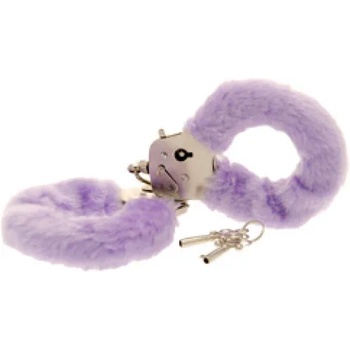 Image 1 of NMC Луксозни белезници в пух "love cuffs" цв. ЛИЛАВ