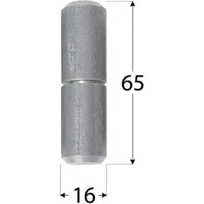 Domax ZTK 16 Záves k prizváraniu s guličkou 16x65 mm