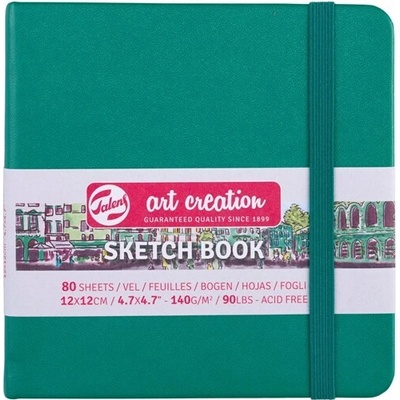Talens Art Creation Sketchbook v pevnej väzbe Forest Green 12 x 12
