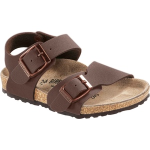 Birkenstock Детски сандали Birkenstock Kid's New York Birkibuc Sandals - Mocha - размер 27 (702-4253-0114)