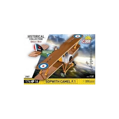 COBI 2987 Great War Dvouplošný stíhací letoun SOPWITH CAMEL F.1 – Zboží Dáma