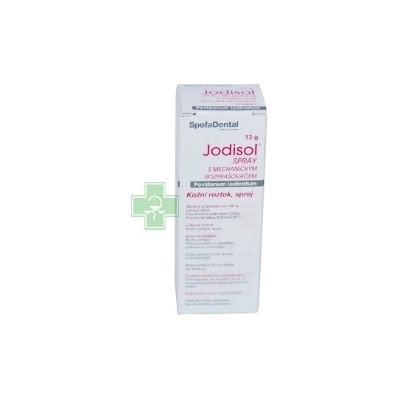 Jodisol spray s mechanickým rozprašovačem 13 g