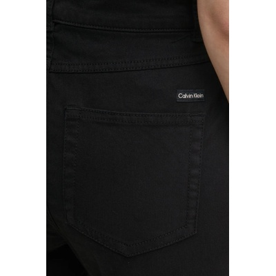 Calvin Klein Jeans Панталон Calvin Klein Jeans в черно със стандартна кройка, с висока талия J20J224852 (J20J224852)