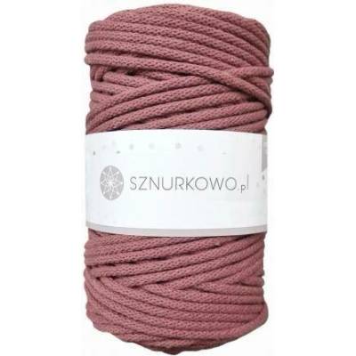 Sznurkowo příze na háčkování - 3SZ16 - 3mm Starorůžová