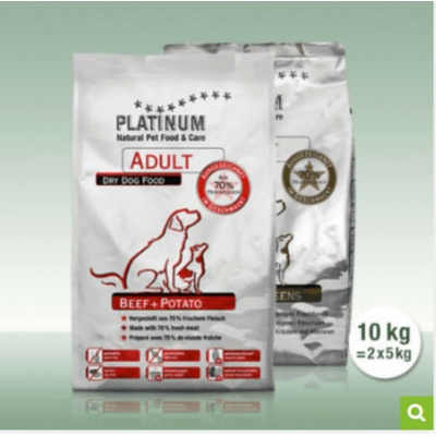 Platinum Natural Adult Duo Beef & Iberian Pork 2 x 5 kg