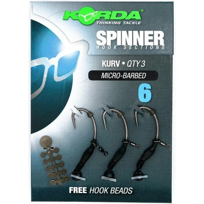 Korda Spinner Hook Sections Kurv vel.4 3ks