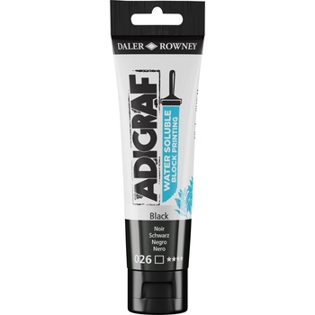 Daler Rowney Adigraf Block Printing Water Soluble Colour Боя за линогравюра Black 59 ml (185059026)
